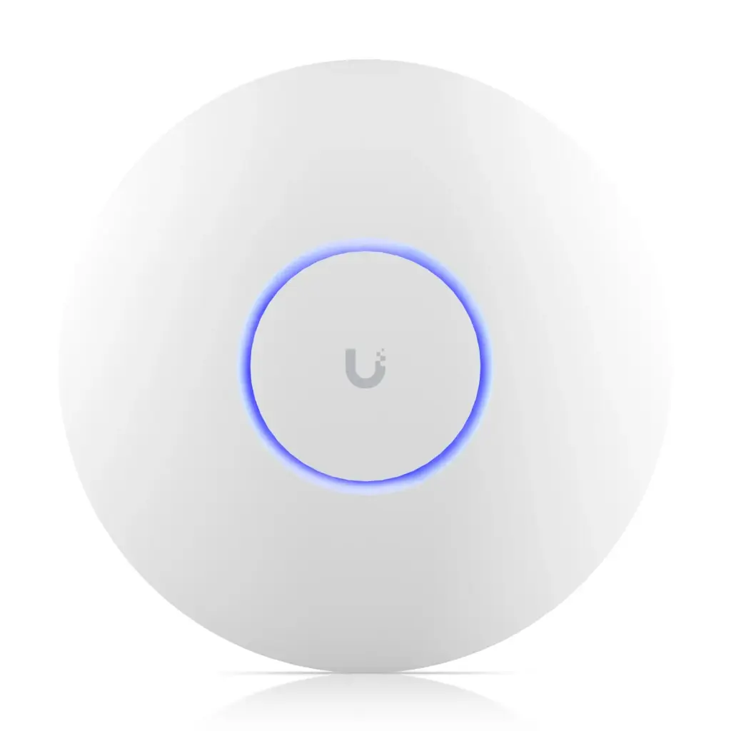 Ubiquiti UniFi WiFi 7 AP, Ceiling-mount, AP 6 GHz Support, 2.5 GbE Uplink, 9.3 Gbps Over-the-air Speed, PoE+ Power, 300+, **No POE Injector Included