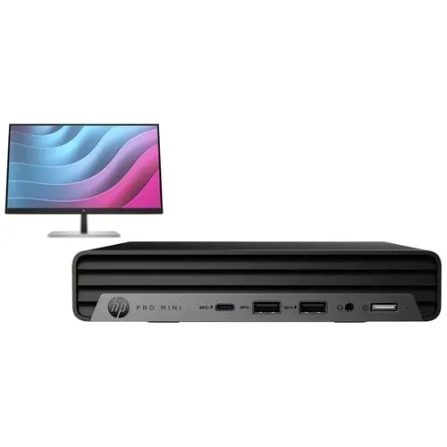 [73217447] HP Pro Mini 400 G9 i514500T 16GB/512GBPC + HP E24 G5 FHD Monitor
