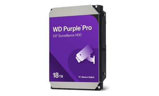 [WD181PURP] Western Digital 18TB Purple Pro 7200rpm 3.5in SATA Surveillance Hard Drive